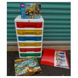 FKC004 Lego City Set, Rolling Lego Cart & More