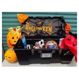FKC058 Storage Trunk Filled with Halloween Décor!