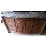 FKC078 Exquisite Marble Top Buffet or Sideboard