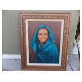 MLE005 Wood Framed Original (?) Artist Link Painting