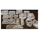 MLE036 Vintage Ceramic Molds Lot #3