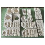 MLE037 Vintage Ceramic Molds Lot #4