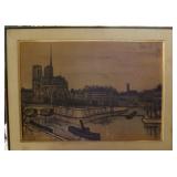 MLE043 Bernard Buffet Large NY Graphic Society Framed Print