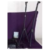 MLE093 Karaoke Entertainment Lot - Mics, Stands, Karaoke & More