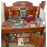 MLE106 Vintage Wash Stand, Wine Glasses, Vases and More!