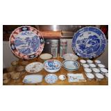MLE114 Vintage Oriental Dishes, Bowls, & Platters