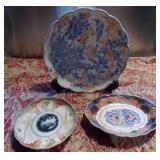 MLE116 Vintage Oriental Ceramic Plates