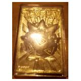 MLE134 1999 23k Gold Plated Togepi Pokemon Card