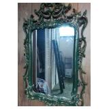 MLE137 Elaborate Decorative Wood Wall Mirror