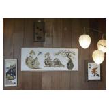 MLE166 Mid Century Modern Floor Lamp, Original Art & More