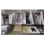 MLE182 More Collectible Porcelain & Wooden Dolls & Schnozzes