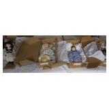 MLE190 Robin Woods Collection Porcelain Dolls Lot