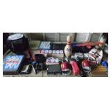 MLE222 Glass Coca-Cola Straw Holder, Teeball Bat, Pool Cues & More