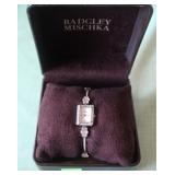 MLE244 Badgley Mischka Swavorsky Crystal Ladies Watch