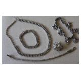 MLE255 Vintage Swarovski Necklace, Coro Charm Bracelet & More