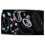 MLE280 Vintage Glass, Turquoise, Millefiori Beaded Necklaces