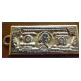 PCSS004 Unique 14k Hundred Dollar Shaped Pendant