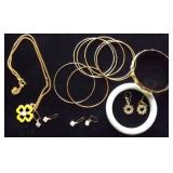 PCSS007 Jade Bracelet and Costume Jewelry