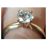 PCSS023 Real .55 Carat Diamond Ring