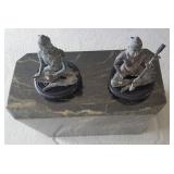 PCSS110 Pair of Brass Buddha Figurines