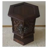 PCSS113 Hexagonal Small Wood Table