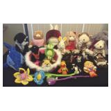 PCSS401 Stuffed Animals Lot - Mashimaru, Webkinz & More