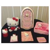 PCSS406 Hello Kitty Wall Clock, Plush, Clipboard & More