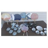 JHA005 Vintage Japanese Tea Sets, Fans and More