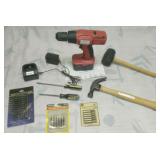 SAV001  Cordless Drill and Stanley Hand Tools