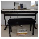MHLE019 Roland Digital Piano, Stand, Bench & Sheet Music