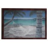 MHLE043 Framed "Sea Escape" Jacquelynn Kresman Print
