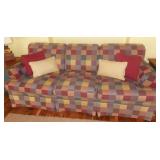 PFL007 Ethan Allen Home Interiors Country Estate Sofa & Pillows