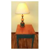 PFL029 Ethan Allen End Table & Lamp