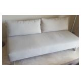 PFL060 Super White Tweed Sofa Bed