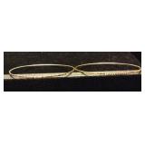 JYR011 Pair of Gold-Plated Bangles
