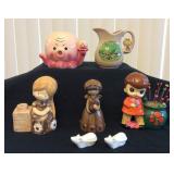 JYR018 Vintage Japanese Ceramics - Vases, Pitcher & More