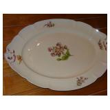 22" Nymphenburg porcelain meat platter, hand painted