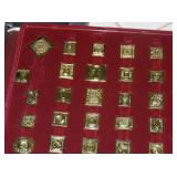 24k on sterling first stamps collection