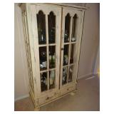 Antique hutch and contents