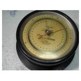 Antique aircraft pressure gauge in bakelite case