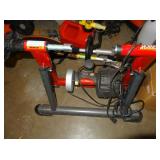Bike trainer with DVD courses