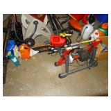 Bike trainer, Stihl gas tool and other garage stuff. 