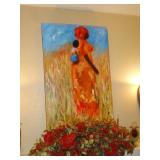 oil on canvas by J. Nell from her Africa series