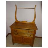 oak commode