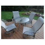Patio furniture, includes umbrella