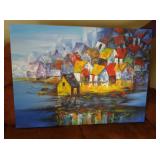 oil on canvas by Pham Quon Hung