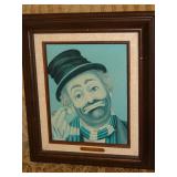Numbered edition on canvas of Red Skeleton as Freddy the Free Loader, Signed and #rd