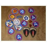 WWII army patches