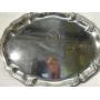 1932 .830 silver, German pre-WWII tray with Nazi helmet over armorial