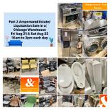 2nd Ampersand Estate/Liquidation Sale for a Chicago Based TV Series Aug 21 & 22, 2020  2nd Location!